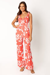Payton Jumpsuit - Melon White