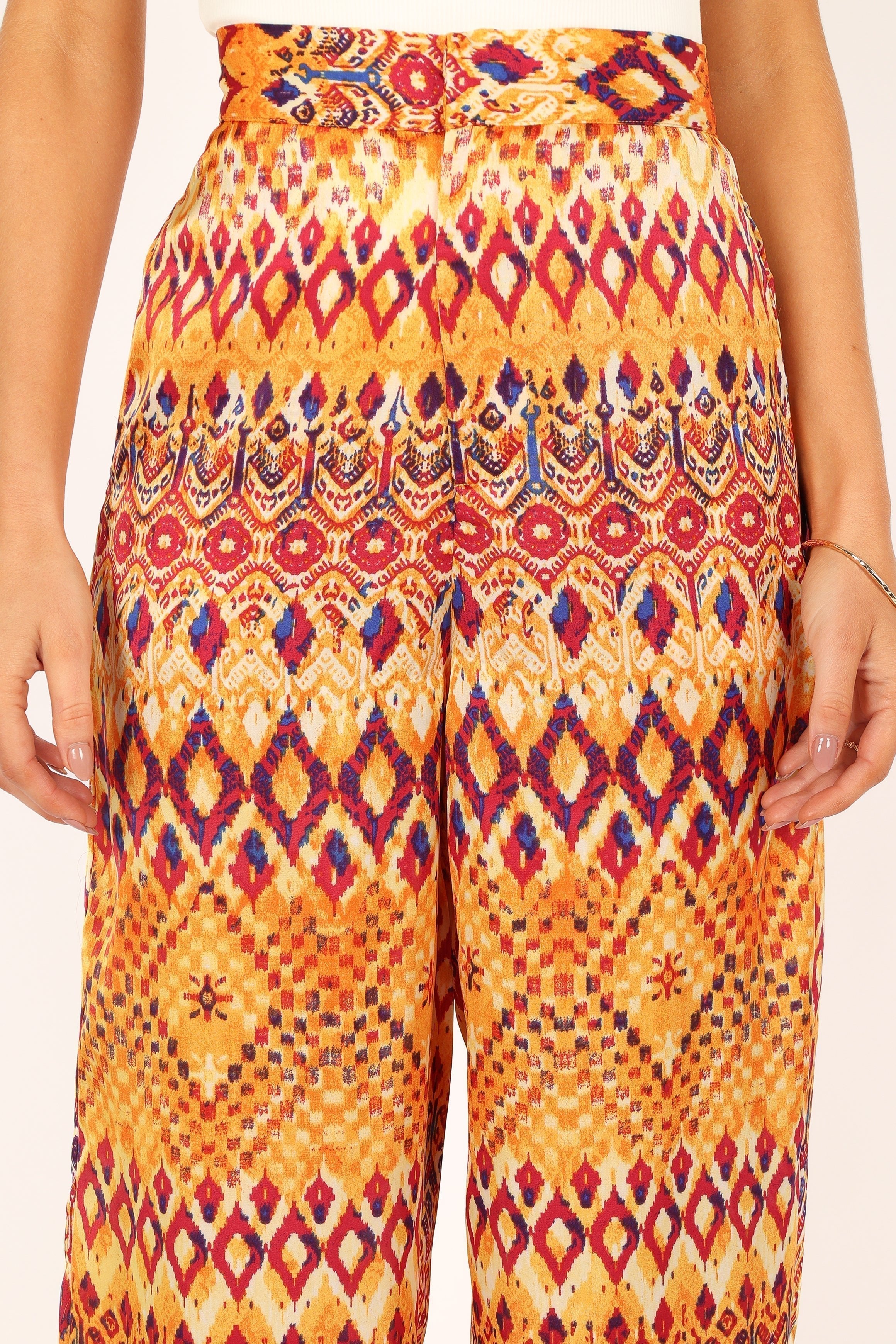 Marigold Wide Leg Pants - Tan