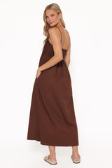 Josie Maxi Dress - Brown
