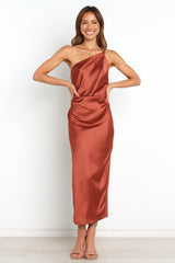 Luella Dress - Rust