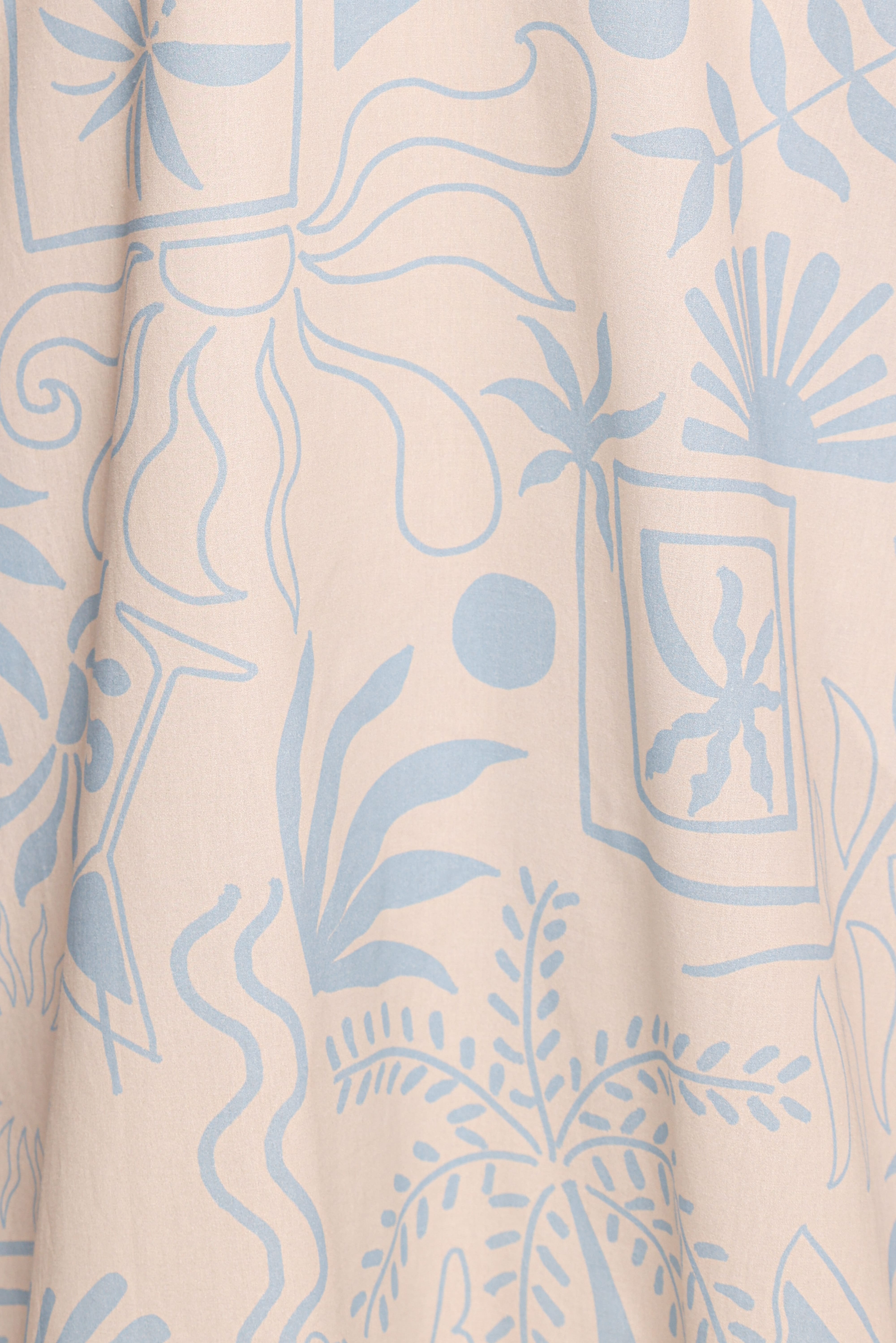 Naida Maxi Dress - Blue Soleil