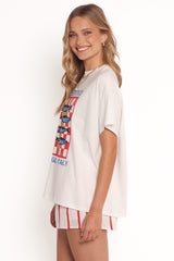 Aperitivo Tee Set - White Red Aperitivo