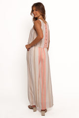 McKenzie Pant Set - Multi Stripe